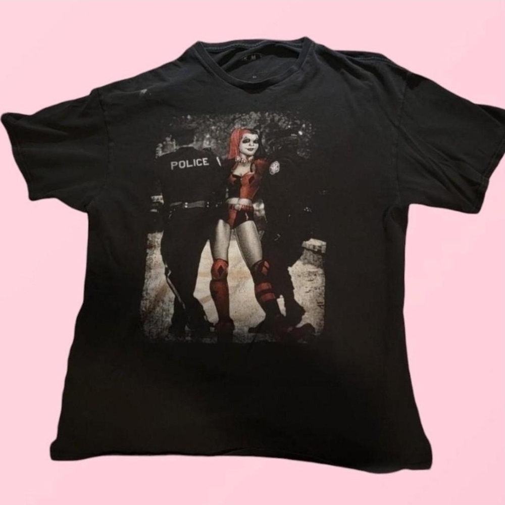 Harley Quinn DC Batman taken by police T-Shirt (XL)
